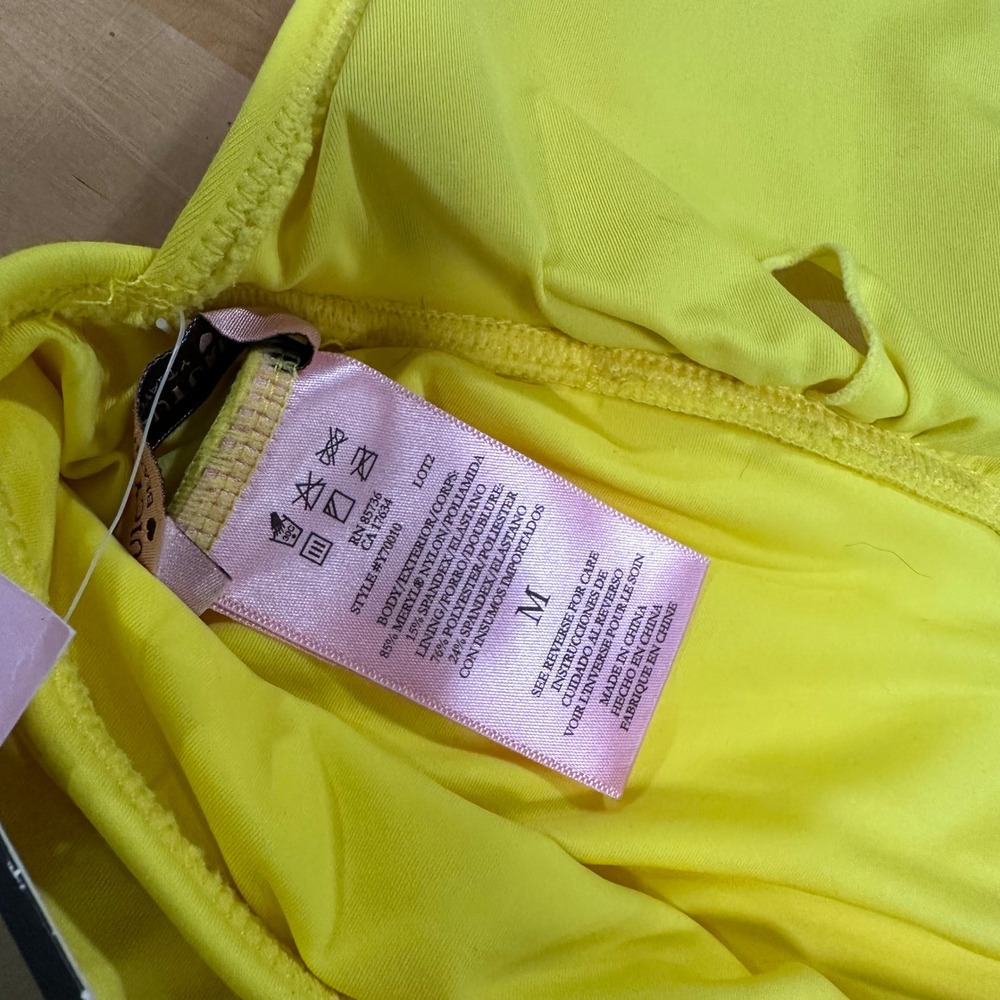 Vintage NWT Juicy Couture Regal Halter Swim Dress Gold Buttons $164 MSRP Size M - Picture 7 of 8